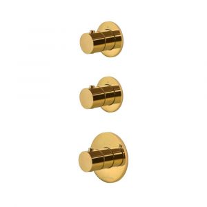 Термостат для душу/ванни Paffoni Modular Box (колір - Honey gold / Медове золото)